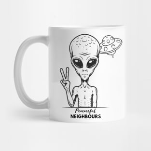 Peaceful Neighbours Mug